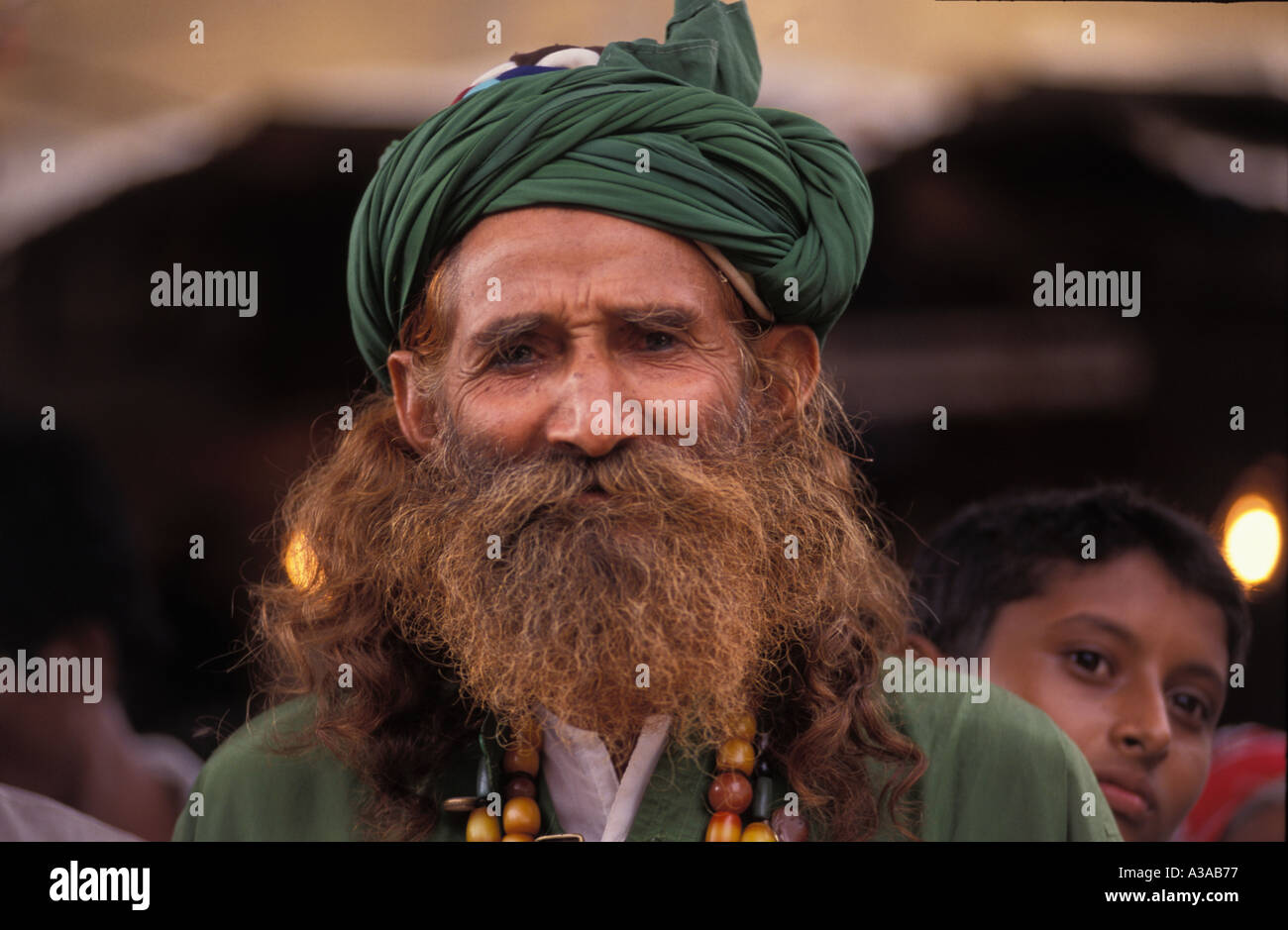 Pathan persona a Karachi in Pakistan Foto Stock