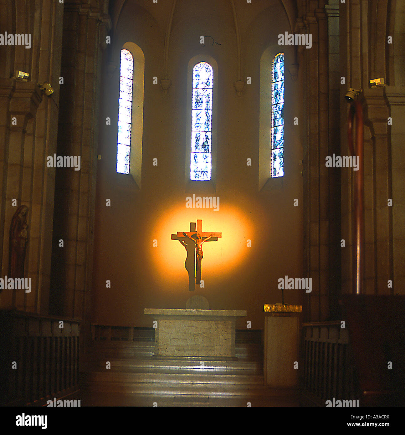 Iles di Lerins (Cannes)-monastero Cistercense di St Honorat dal 1869 Foto Stock