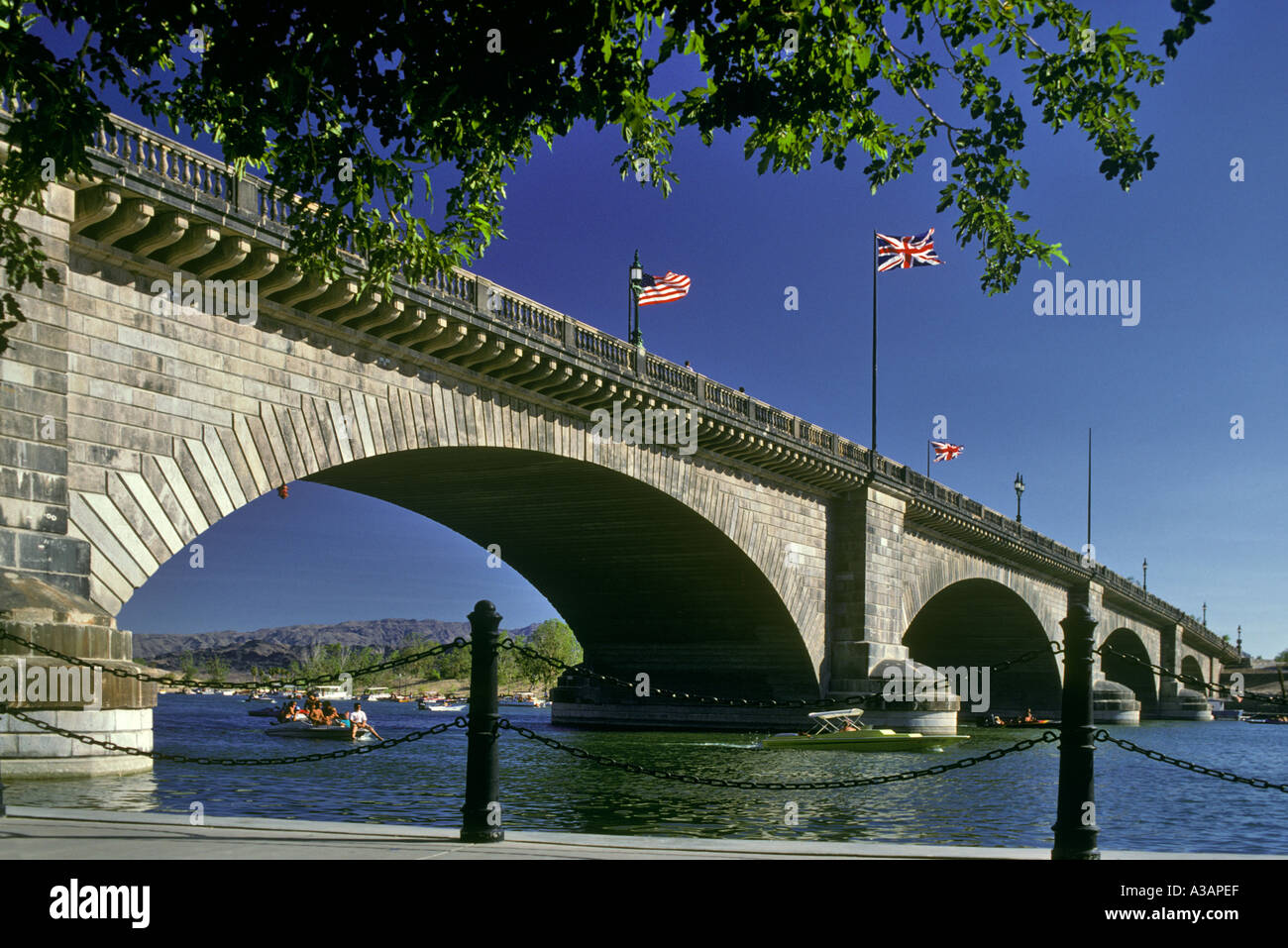 London Bridge sul lago Havasu AZ Foto Stock