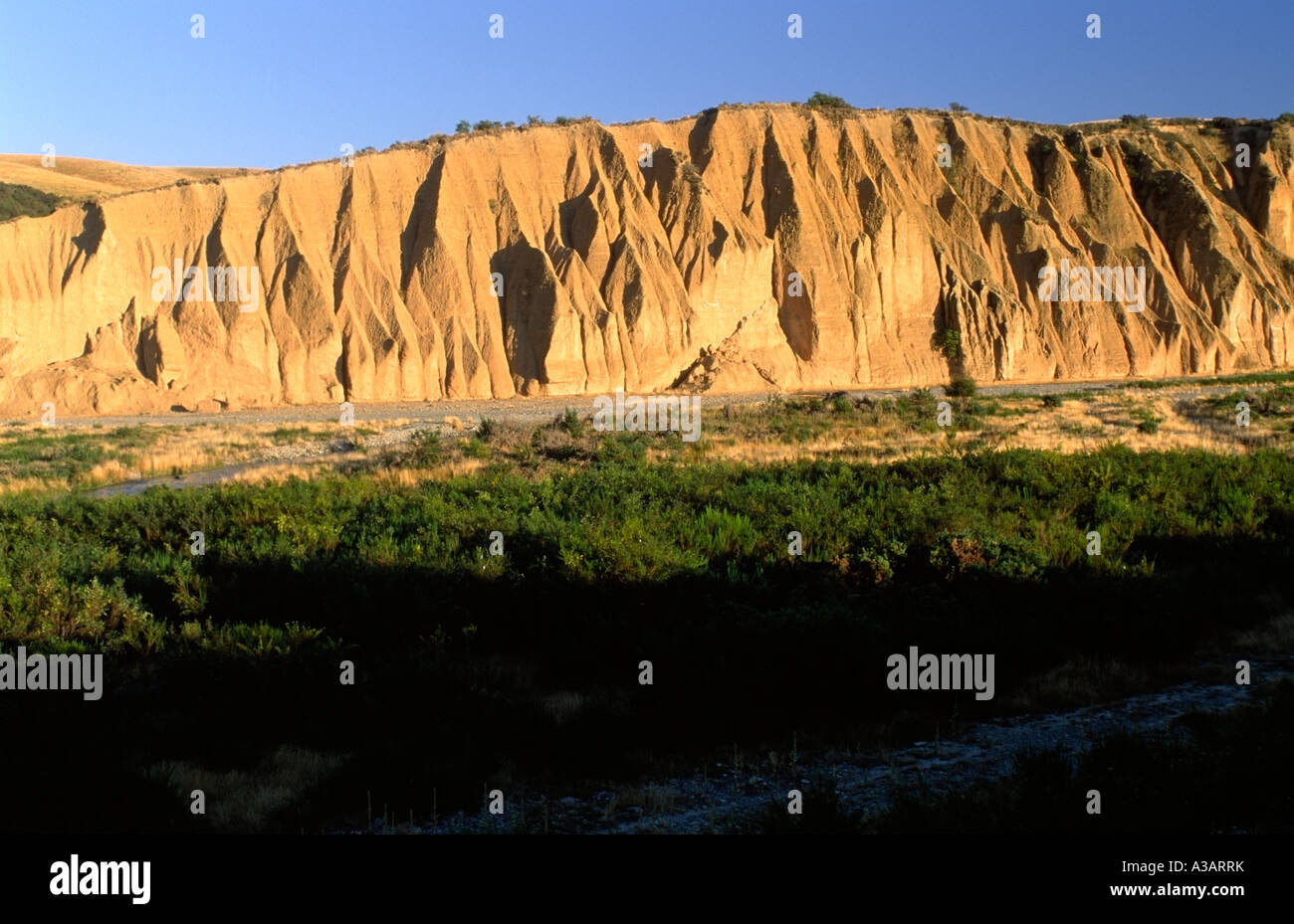 Kyeburn River Valley Otago Isola del Sud della Nuova Zelanda Foto Stock