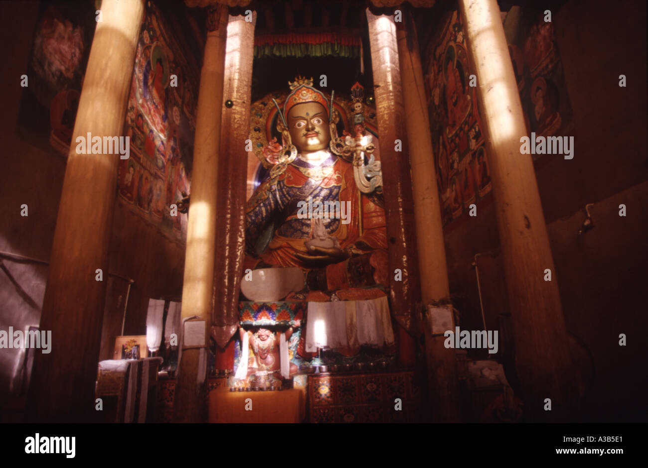 Monastero di Hemis Ladakh Jammu Kashmir India Foto Stock