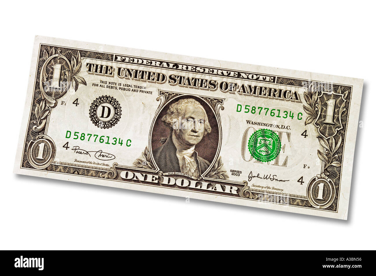Un dollaro Foto Stock