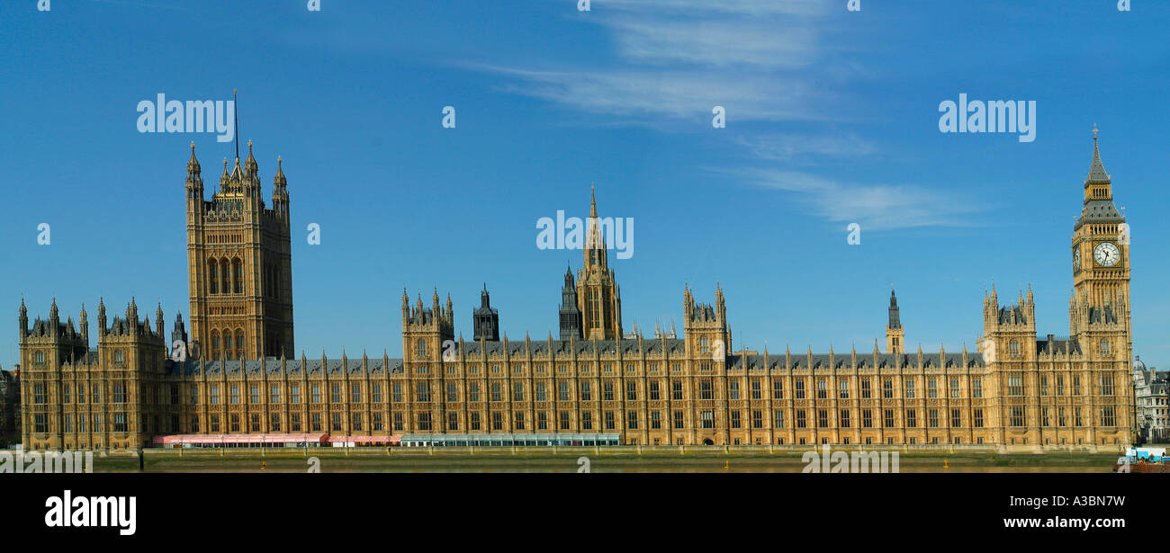 Casa del Parlamento di Londra Foto Stock