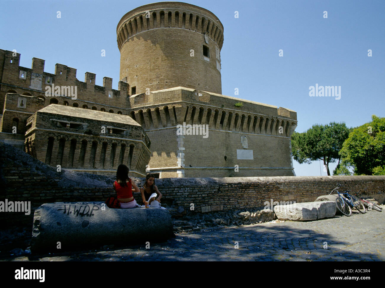 Il castello di Ostia, Roma Foto Stock