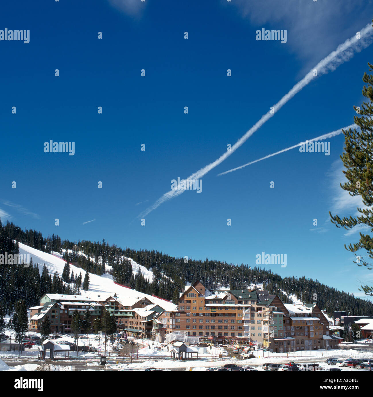 La stazione sciistica di Winter Park, COLORADO, Stati Uniti d'America Foto Stock