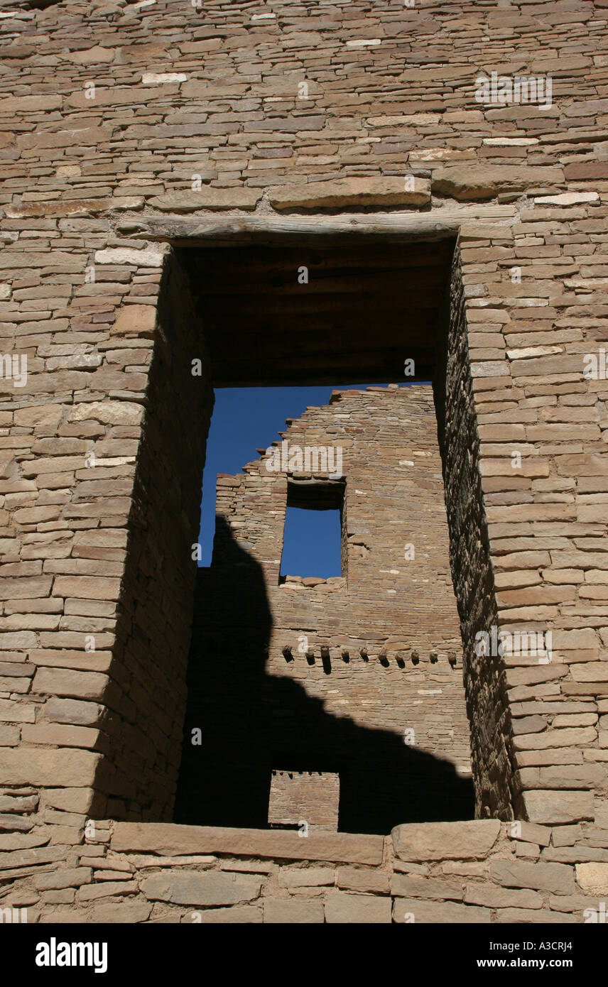 PUEBLO BONITO Chaco Canyon National Monument Foto Stock