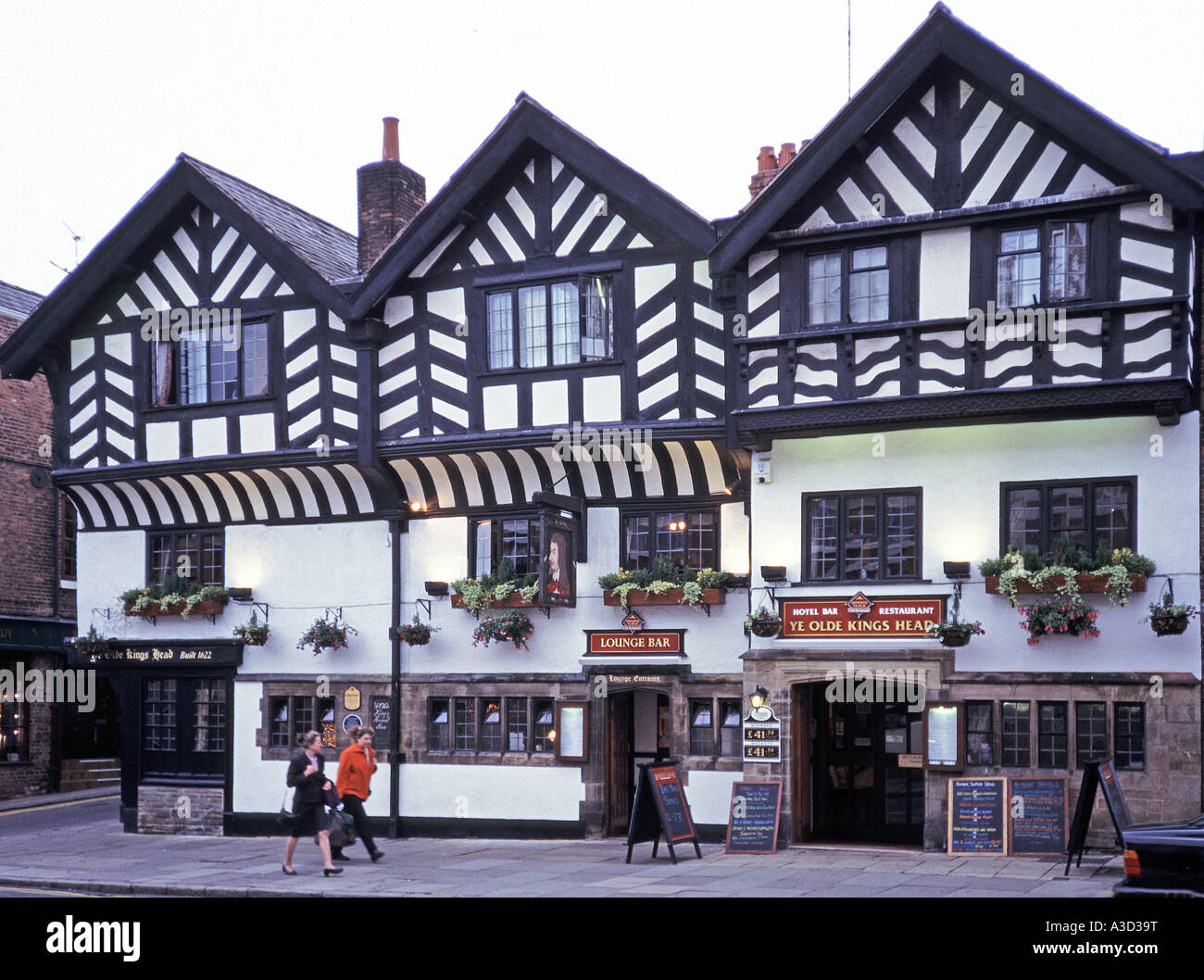 Casa in stile Tudor Chester Cheshire Regno Unito Foto Stock