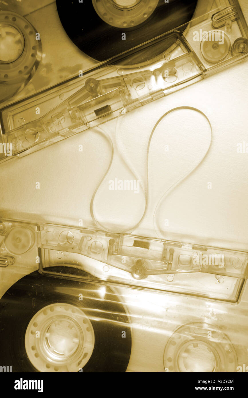 Due nastri a cassetta Foto Stock