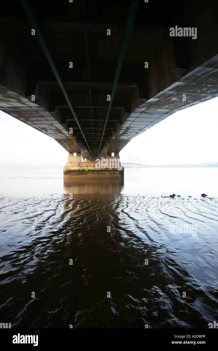 Severn Bridge. Regno Unito Foto Stock