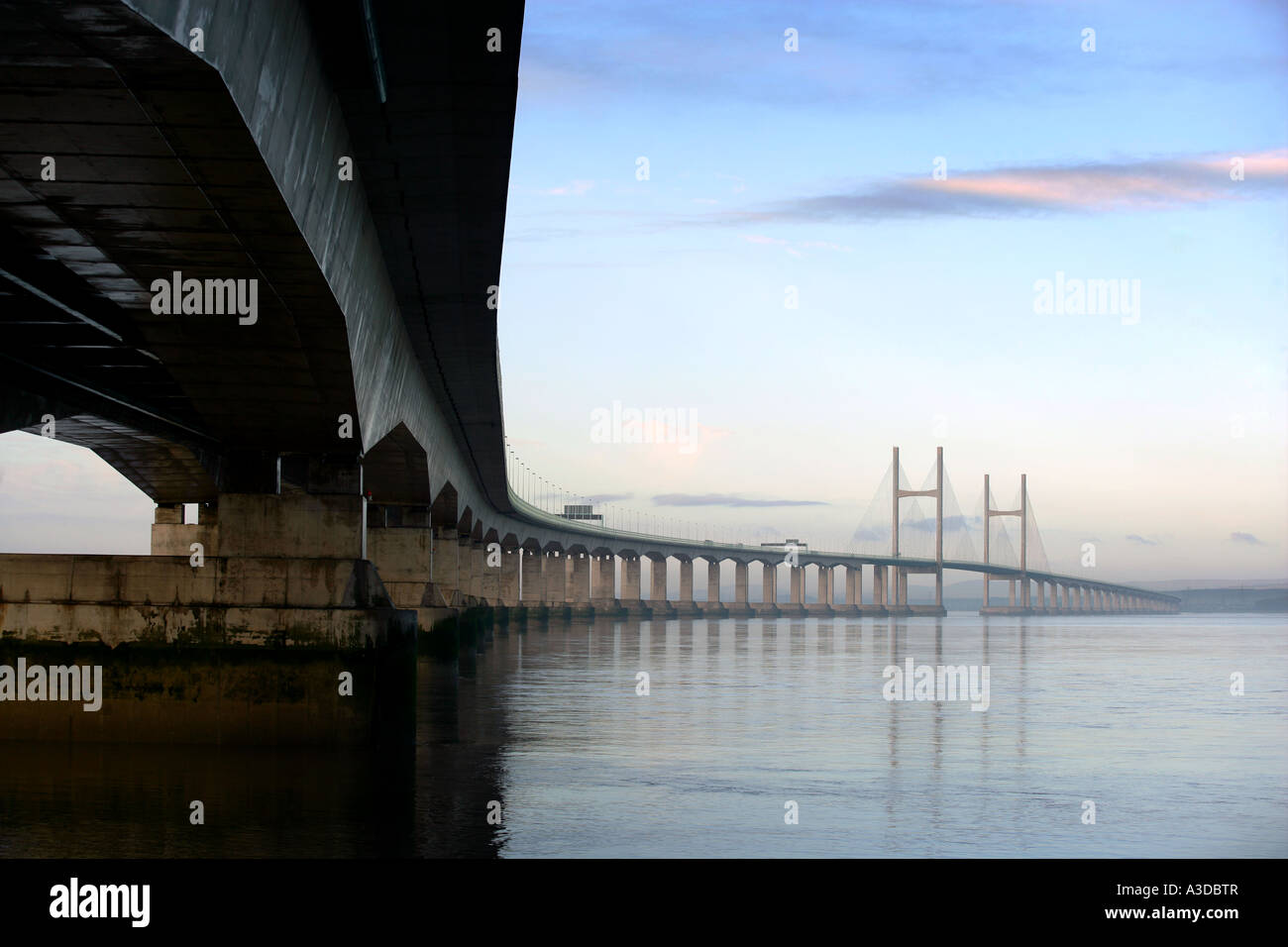 Severn Bridge. Regno Unito Foto Stock