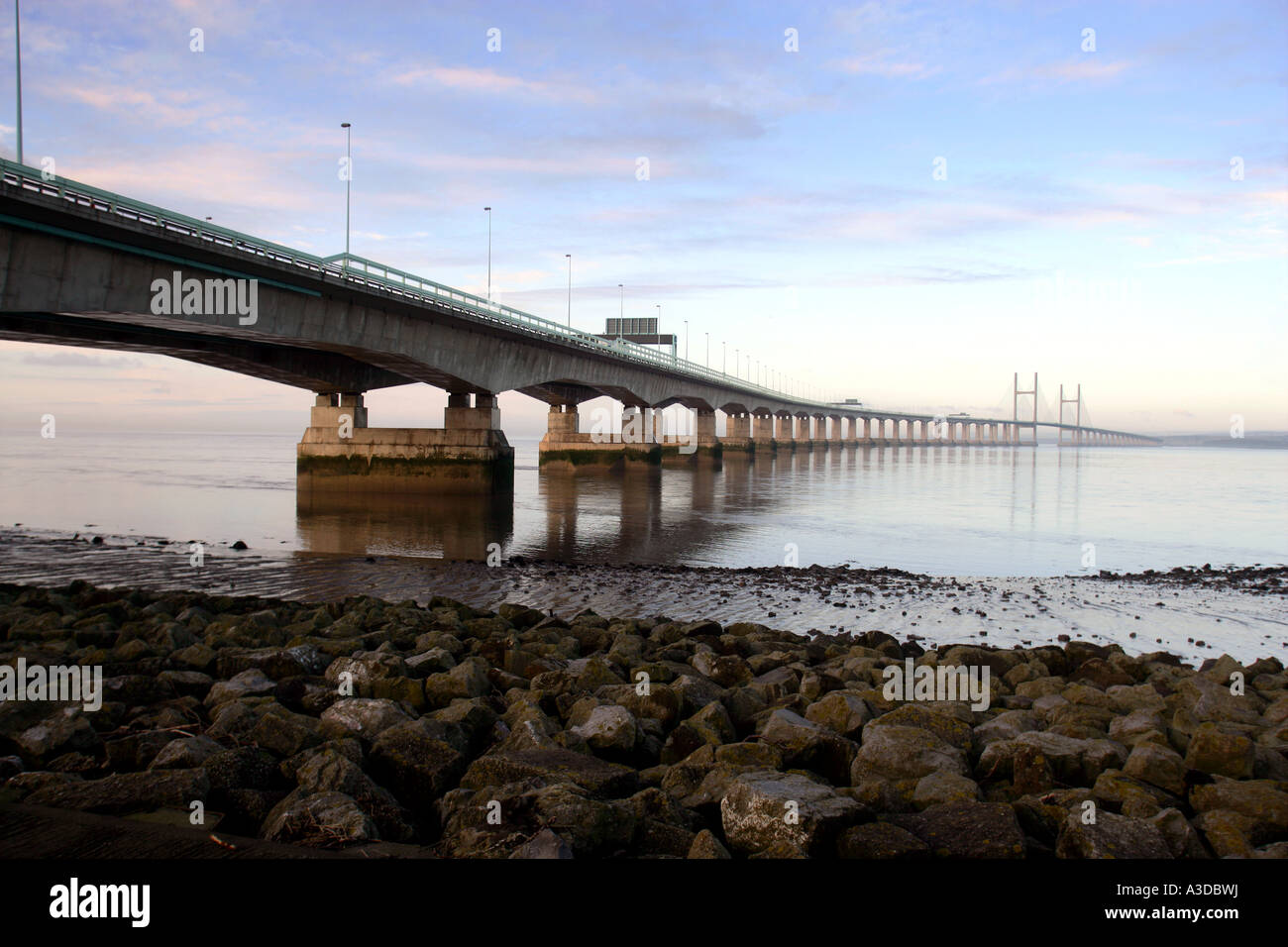 Severn Bridge. Regno Unito Foto Stock