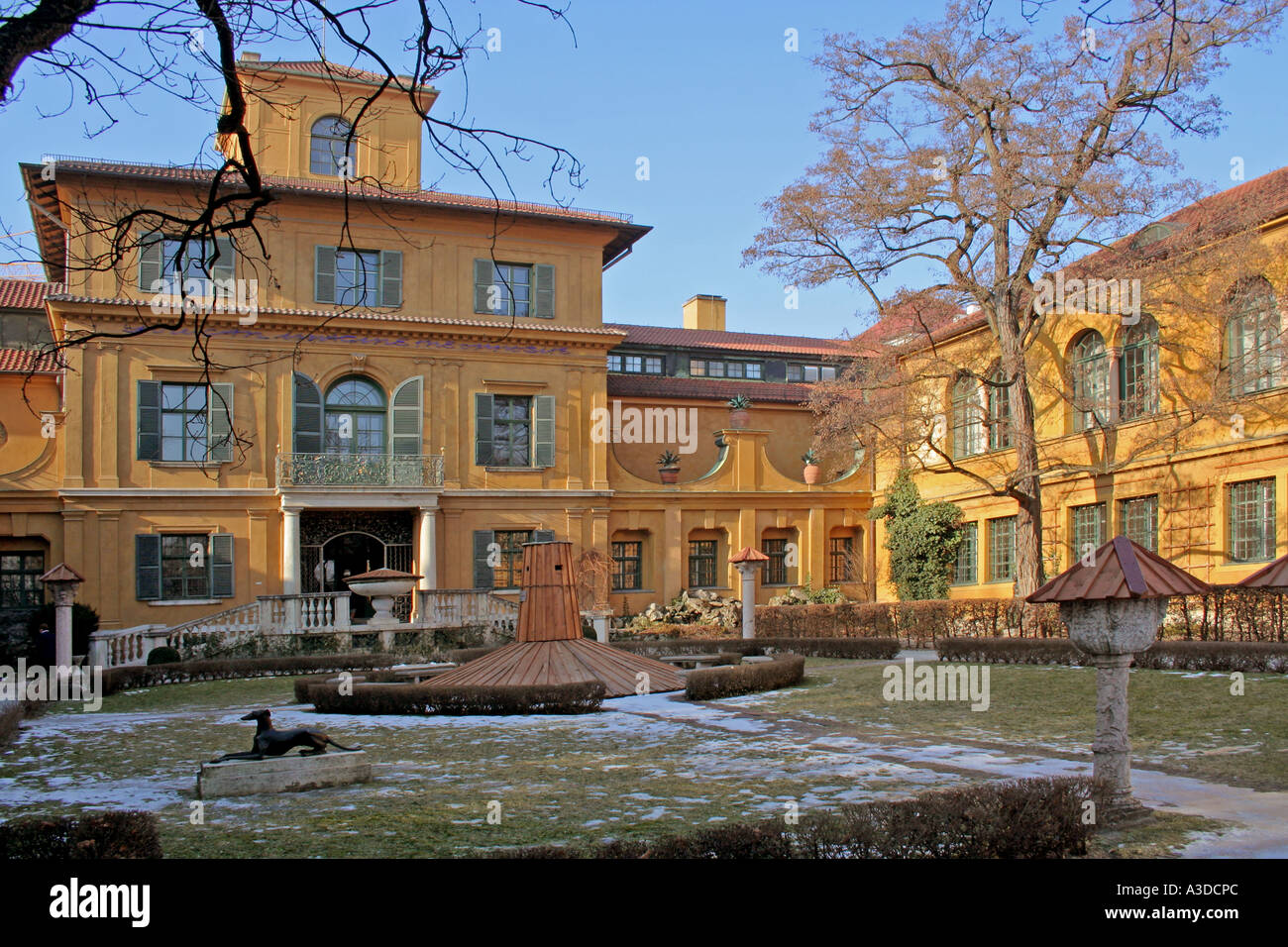 Villa Lenbach Galleria Comunale d'arte Monaco di Baviera Baviera Germania Foto Stock