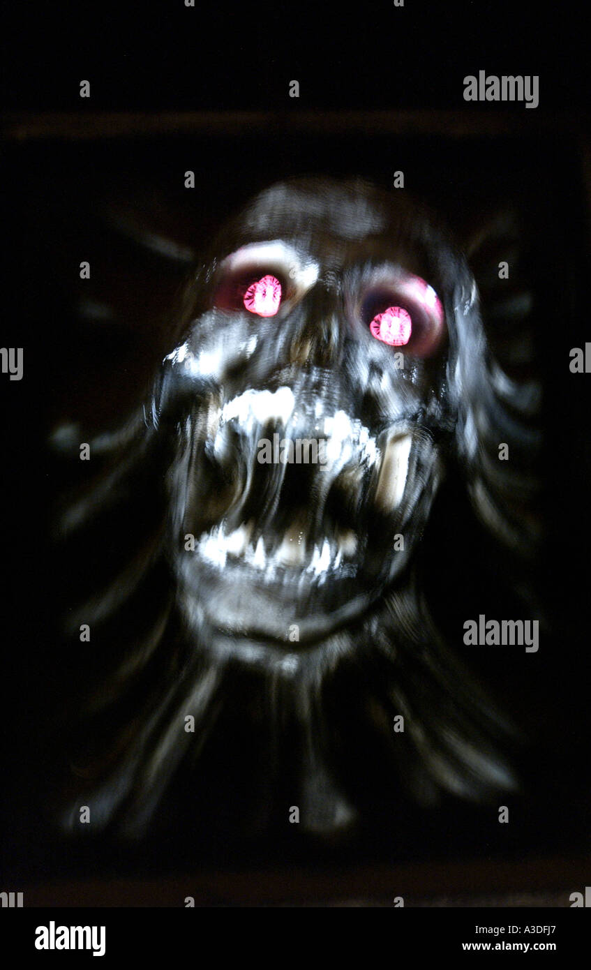 Guadare il fiume NY 101003 immagini dal Darkside Haunted House sulla Rt 25 nel guadare il fiume Ottobre 10 2003 Foto di Gordon M Grant Foto Stock