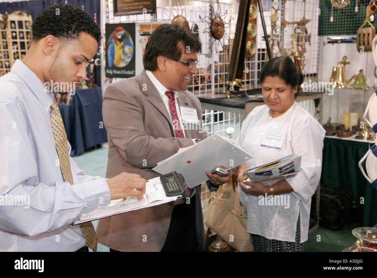 Miami Beach Florida,Convention Center,centro,Gift Show,prodotti,vendita al dettaglio,vendita vetrina,merchandising,packaging,marche,stand stand stand stand vend Foto Stock