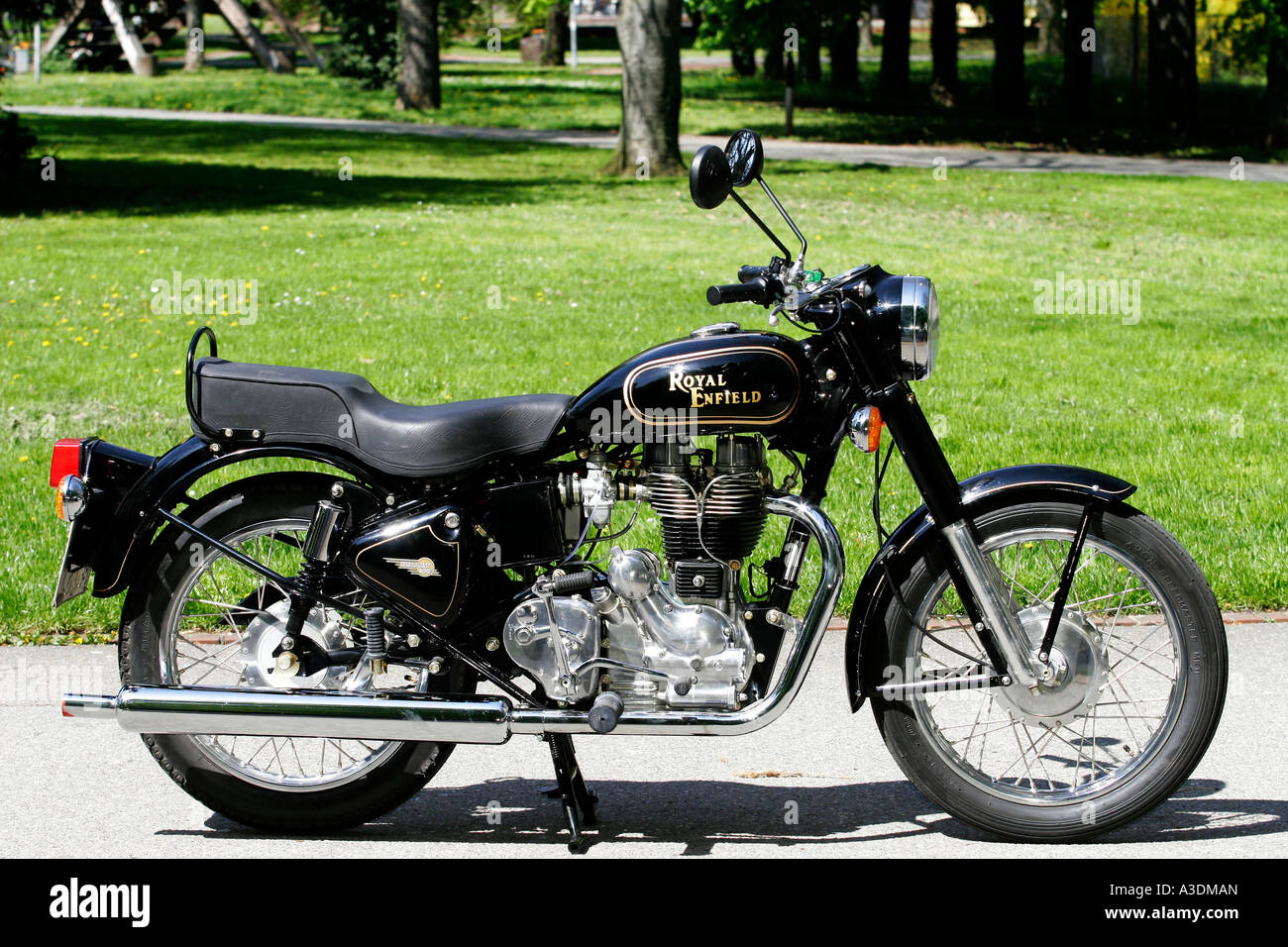 Royal Enfield Bullet 500 motociclo Foto Stock