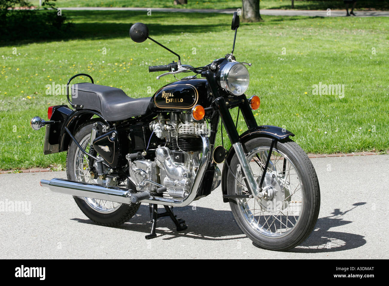 Royal Enfield Bullet 500 motociclo Foto Stock