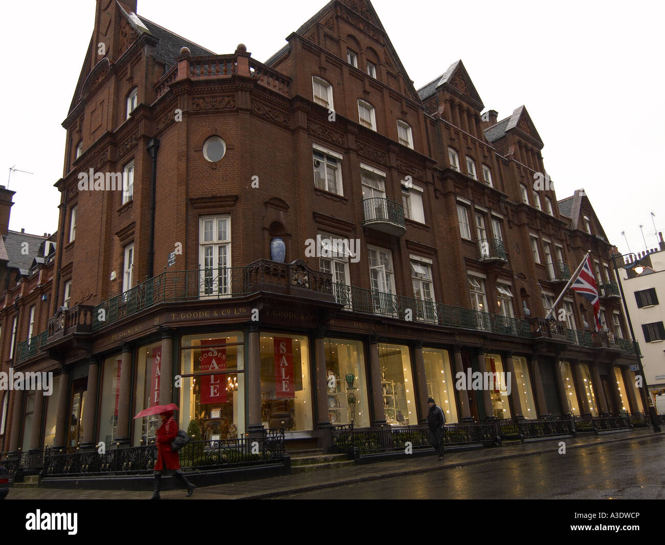 T Goode Co Shop Sud Adley Street London Foto Stock