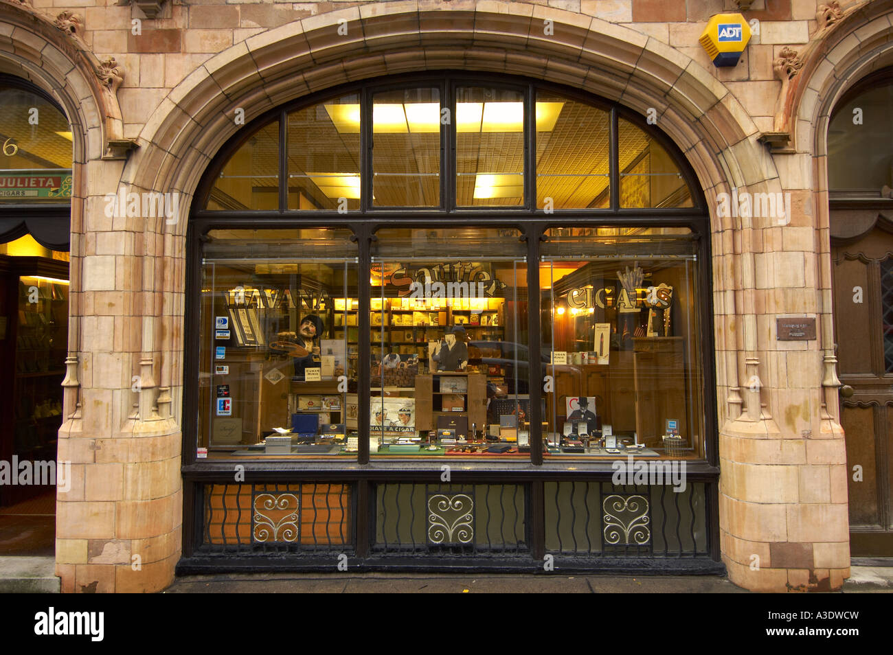 Sautter della Mayfair sigari Avana merchant Londra Foto Stock