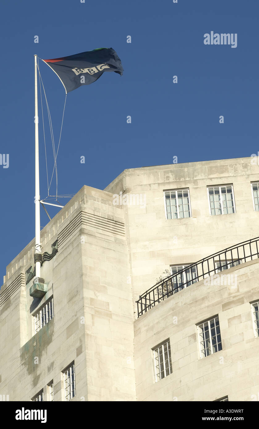 Broadcasting House BBC sede aziendale di Londra Foto Stock