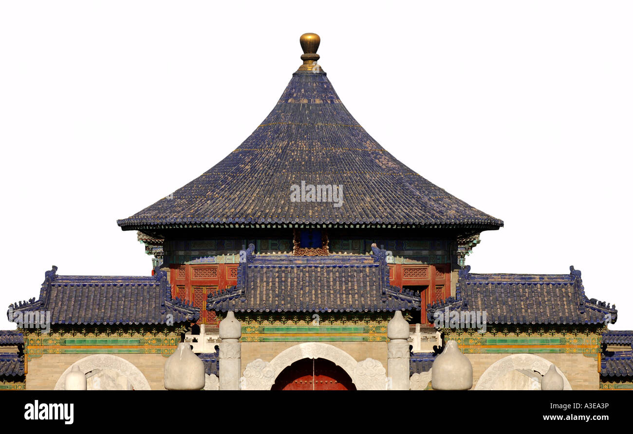 Imperial vault del cielo e il Tempio del Paradiso complesso, Pechino, Cina Foto Stock