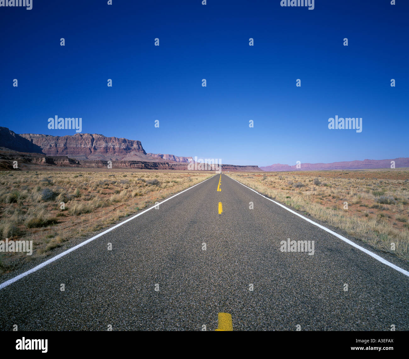 Vermillion Cliffs, highway 89A in Marble Canyon, Arizona, Stati Uniti d'America Foto Stock