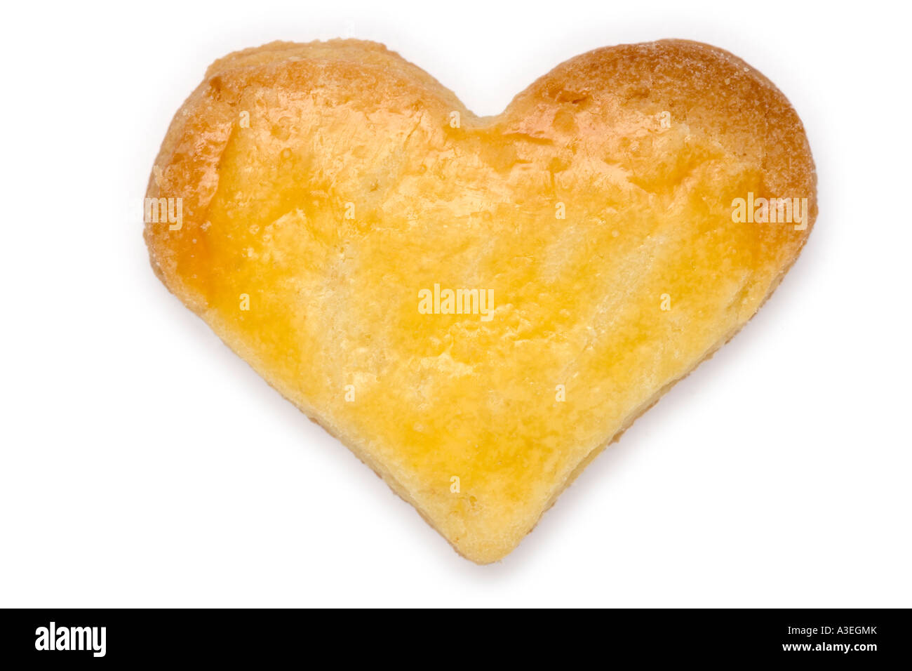 Tradizionale a forma di cuore di natale svizzero Mailaenderli cookie Foto Stock