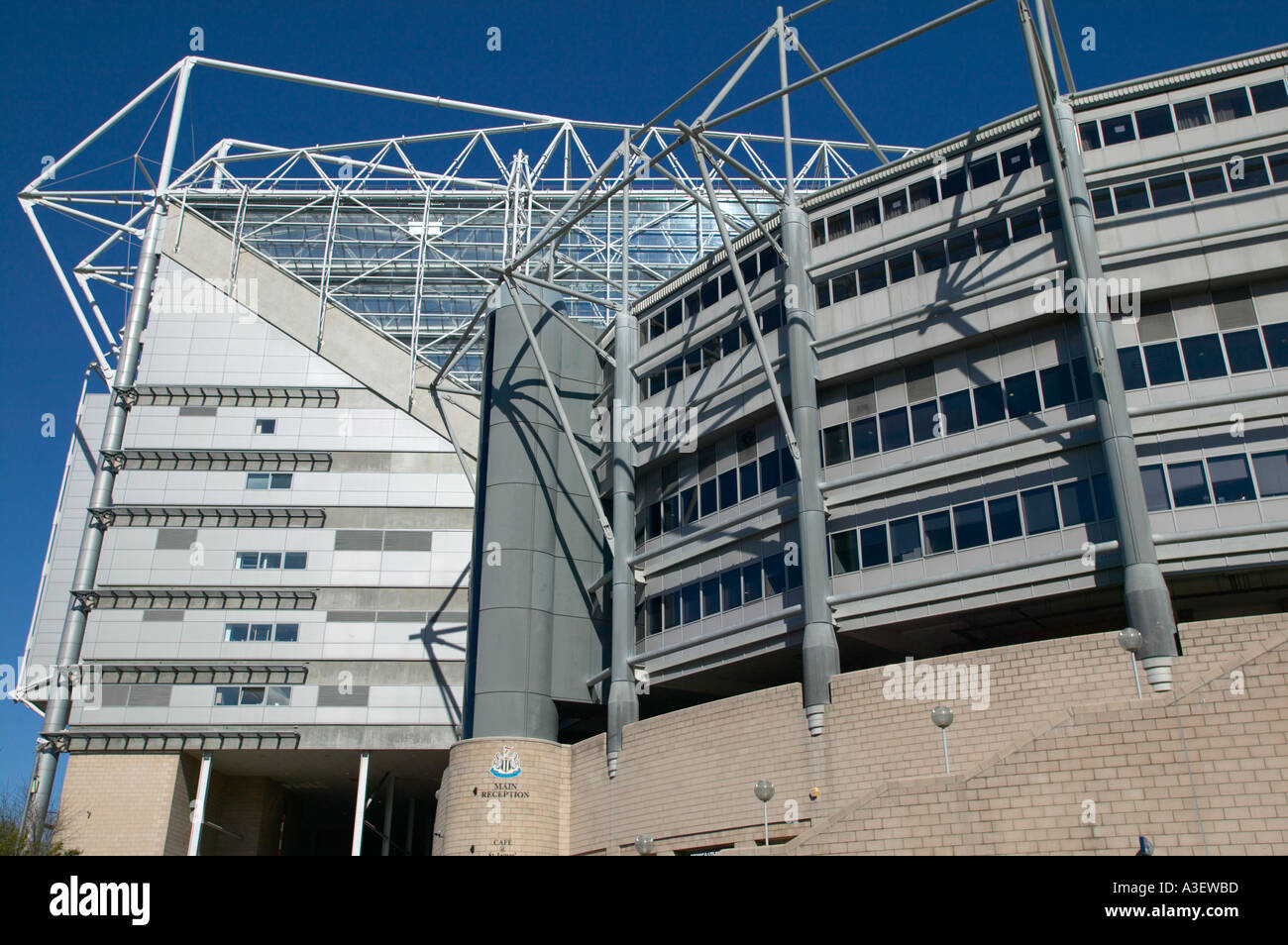 La Newcastle United Football Ground Newcastle Regno Unito Foto Stock