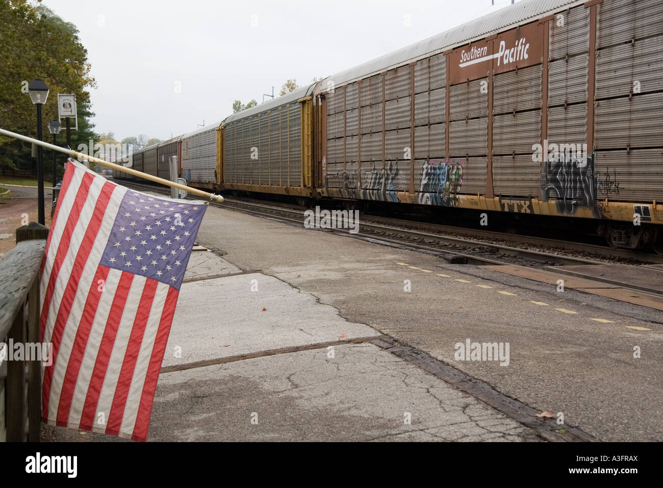 Missouri MO USA Jefferson City s Union Pacific station Foto Stock