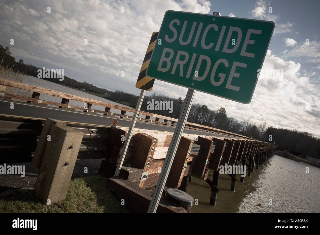 Ponte di suicidio Segretario Maryland Foto Stock