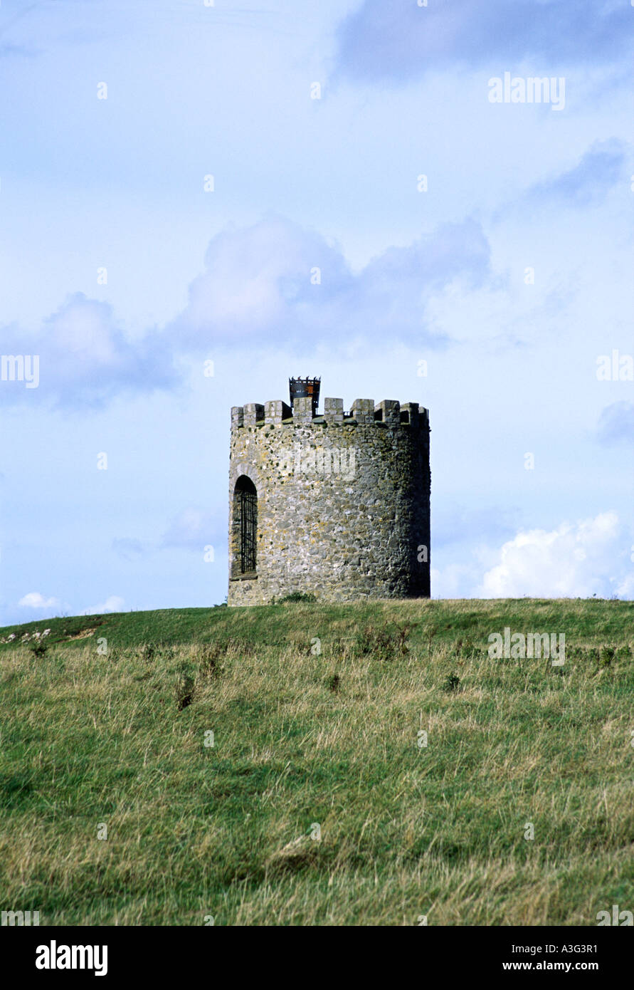 Torre in salita, Somerset, Regno Unito, una volta che un mulino a vento Foto Stock