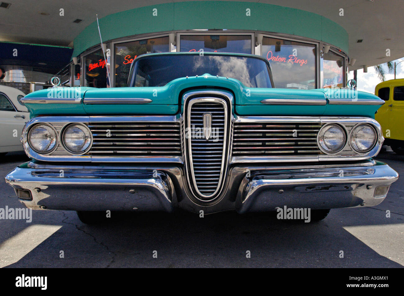 Classic car sul display Foto Stock