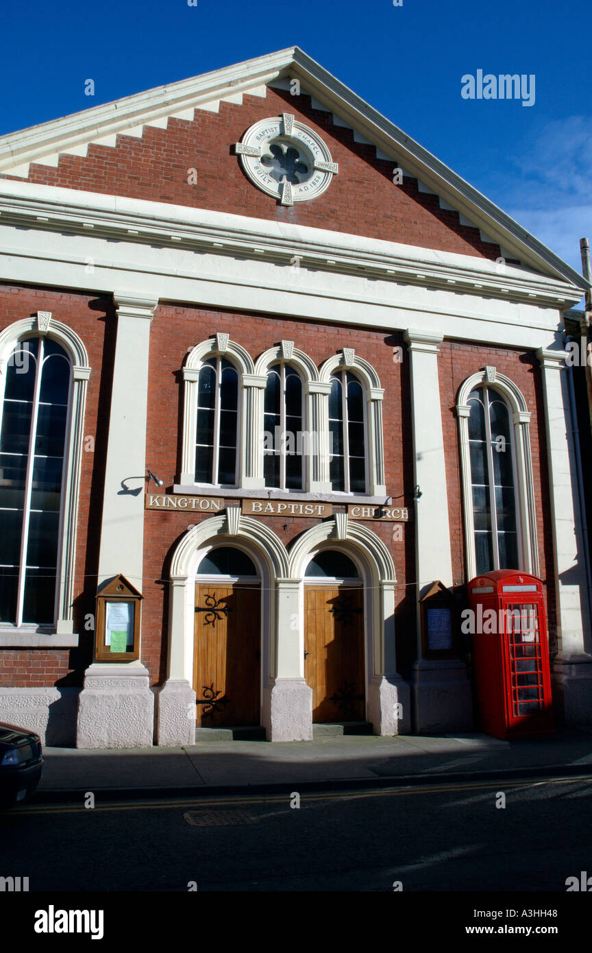 Kington chiesa battista Herefordshire Inghilterra Foto Stock