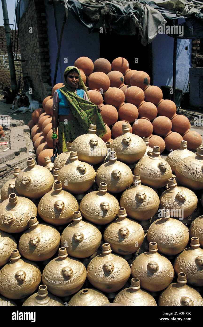 Città della ceramica di agra stato di Uttar Pradesh, India Foto Stock