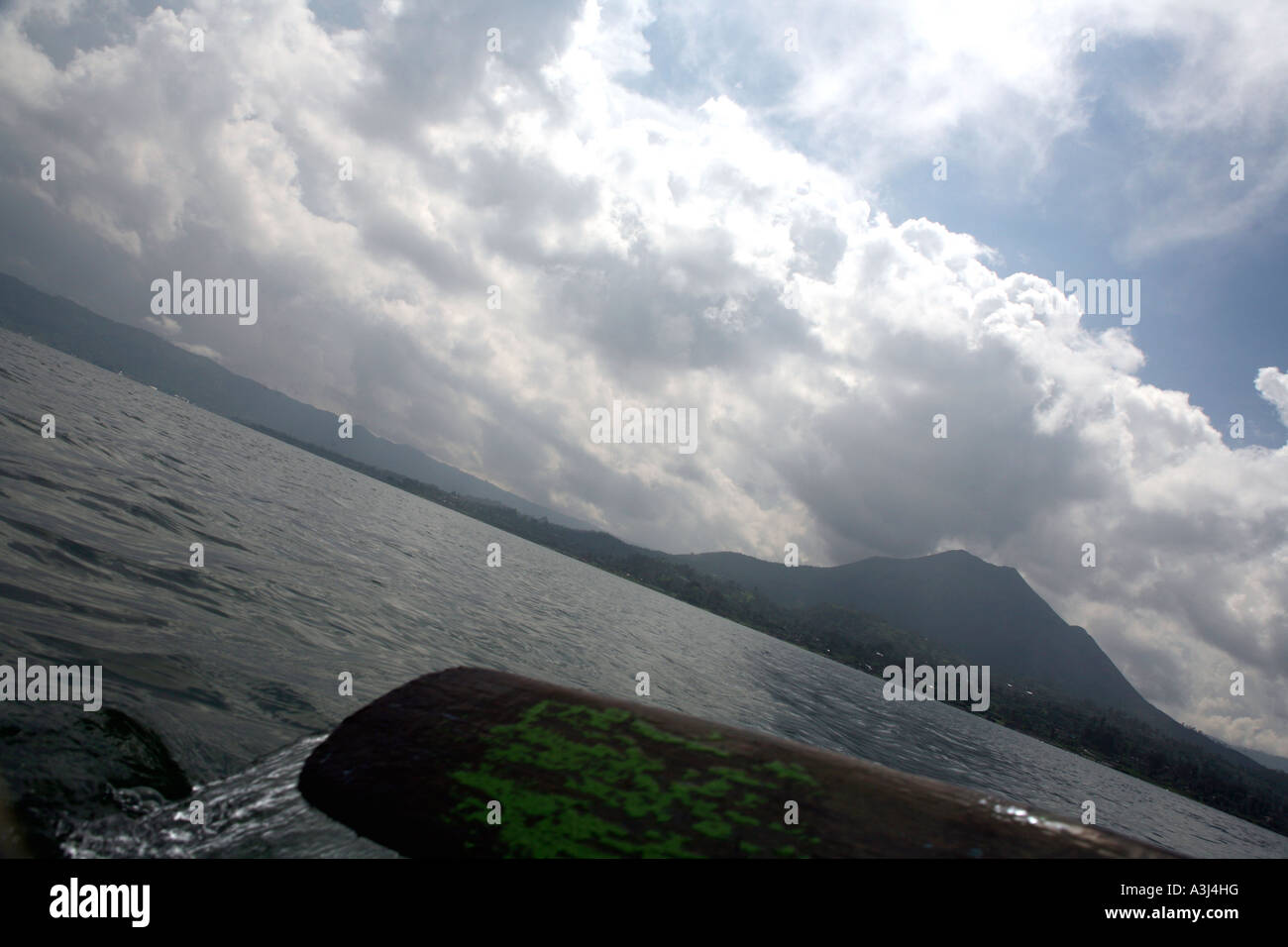 Il Lago Batur, Kintamani, Bali, Indonesia Foto Stock