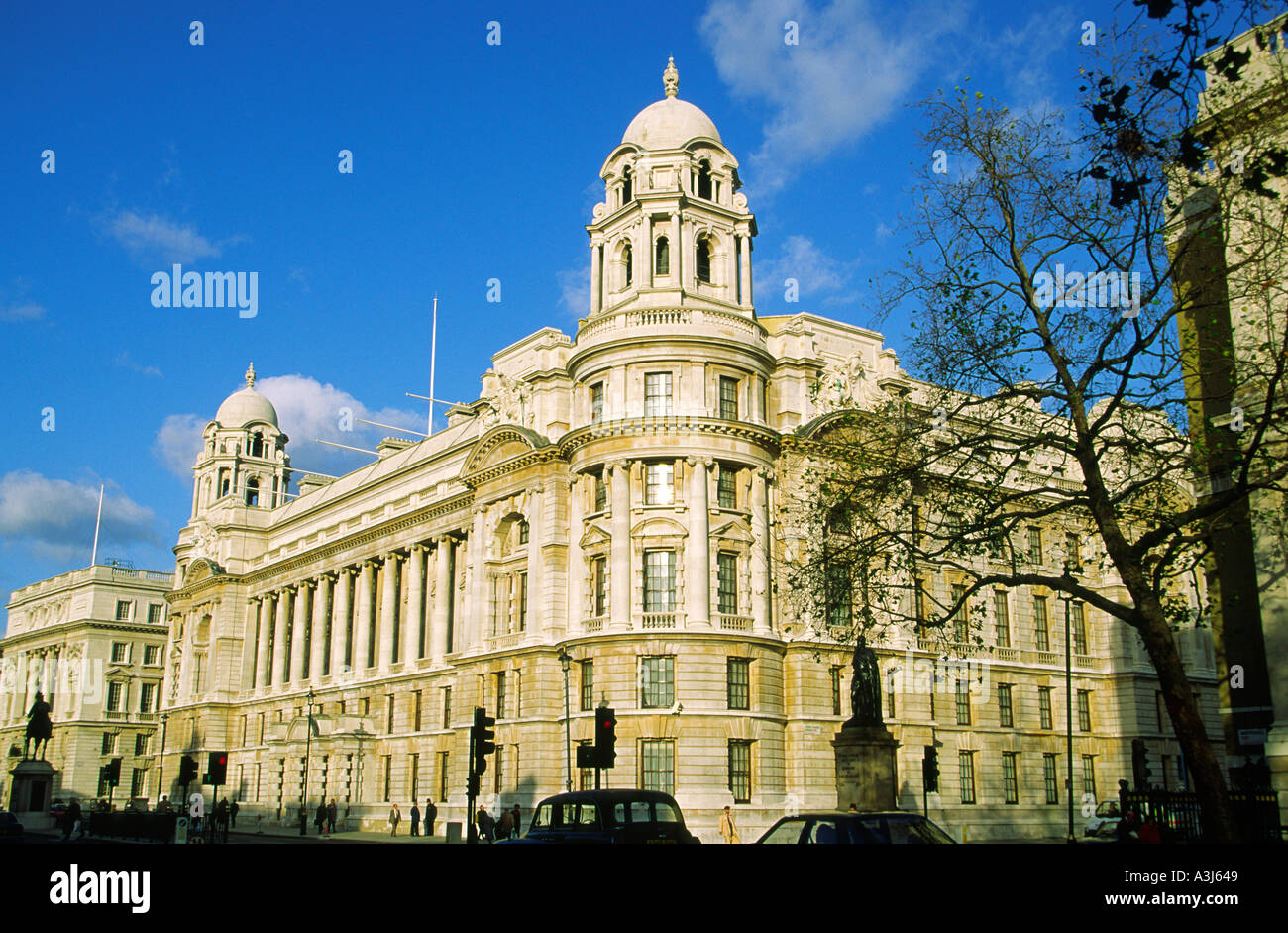 Vecchia guerra ufficio edificio Whitehall London Inghilterra England Foto Stock