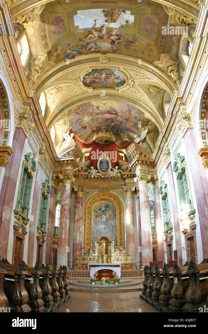 Chiesa dei Gesuiti nel primo distretto di vienna austria Foto Stock