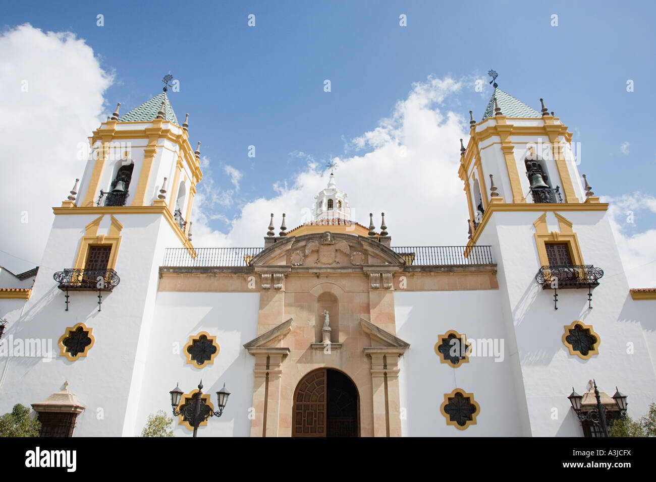 Chiesa in ronda Malaga Foto Stock