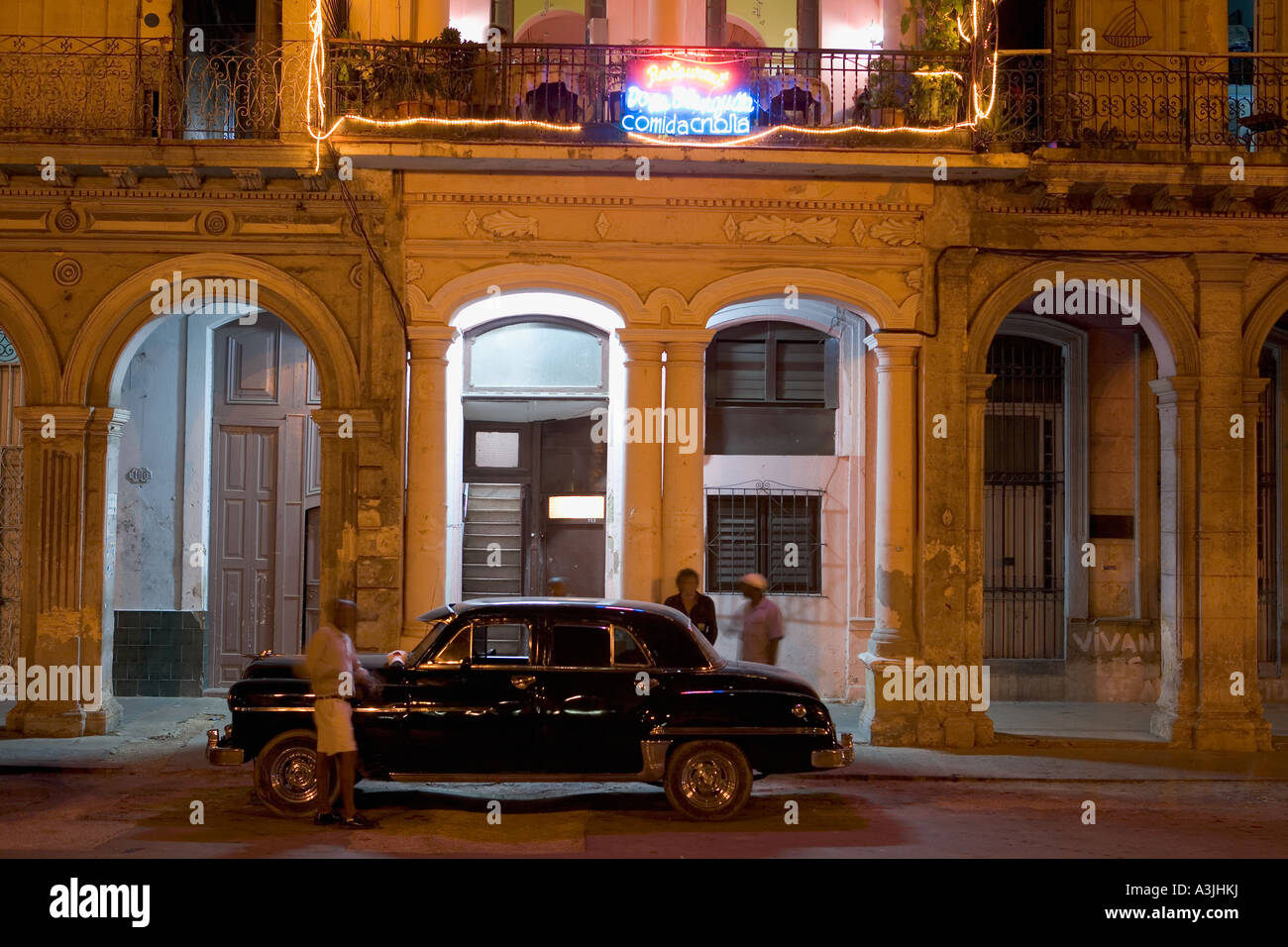 1950 s vettura americana, Havana, Cuba Foto Stock