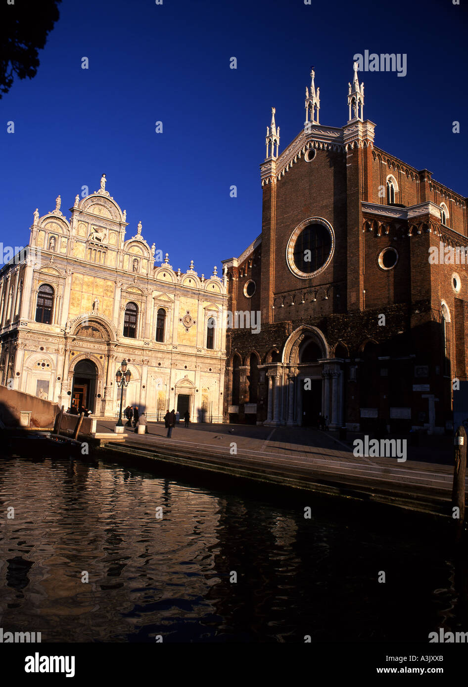 Chiesa di SS Giovanni e Paolo (SS Giovanni e Paolo e ex Scuola Grande di San Marco Castello Venezia Veneto Italia Foto Stock