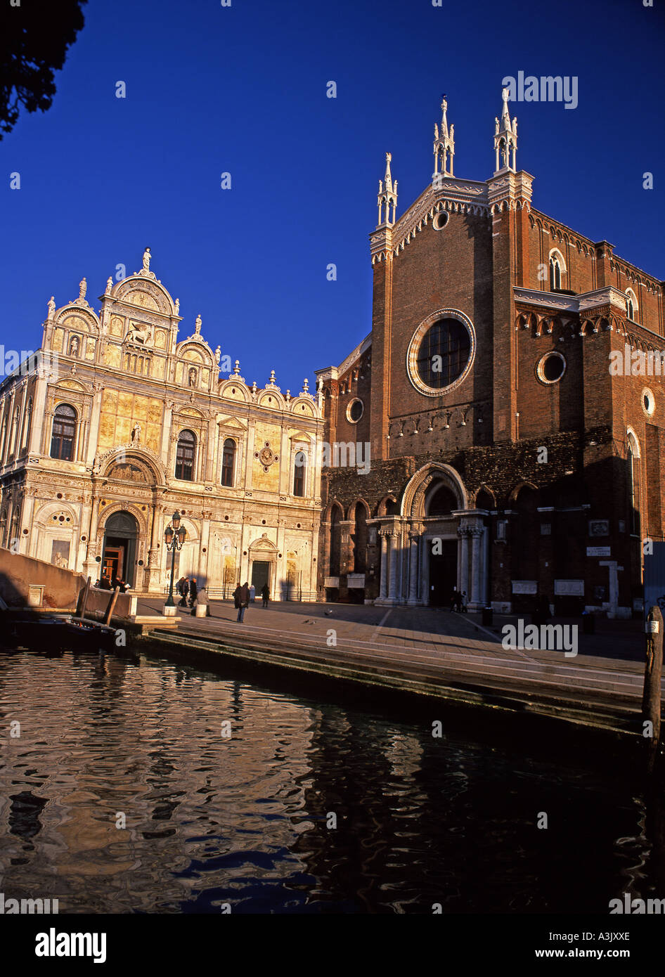 Chiesa di SS Giovanni e Paolo (SS Giovanni e Paolo e ex Scuola Grande di San Marco Castello Venezia Veneto Italia Foto Stock