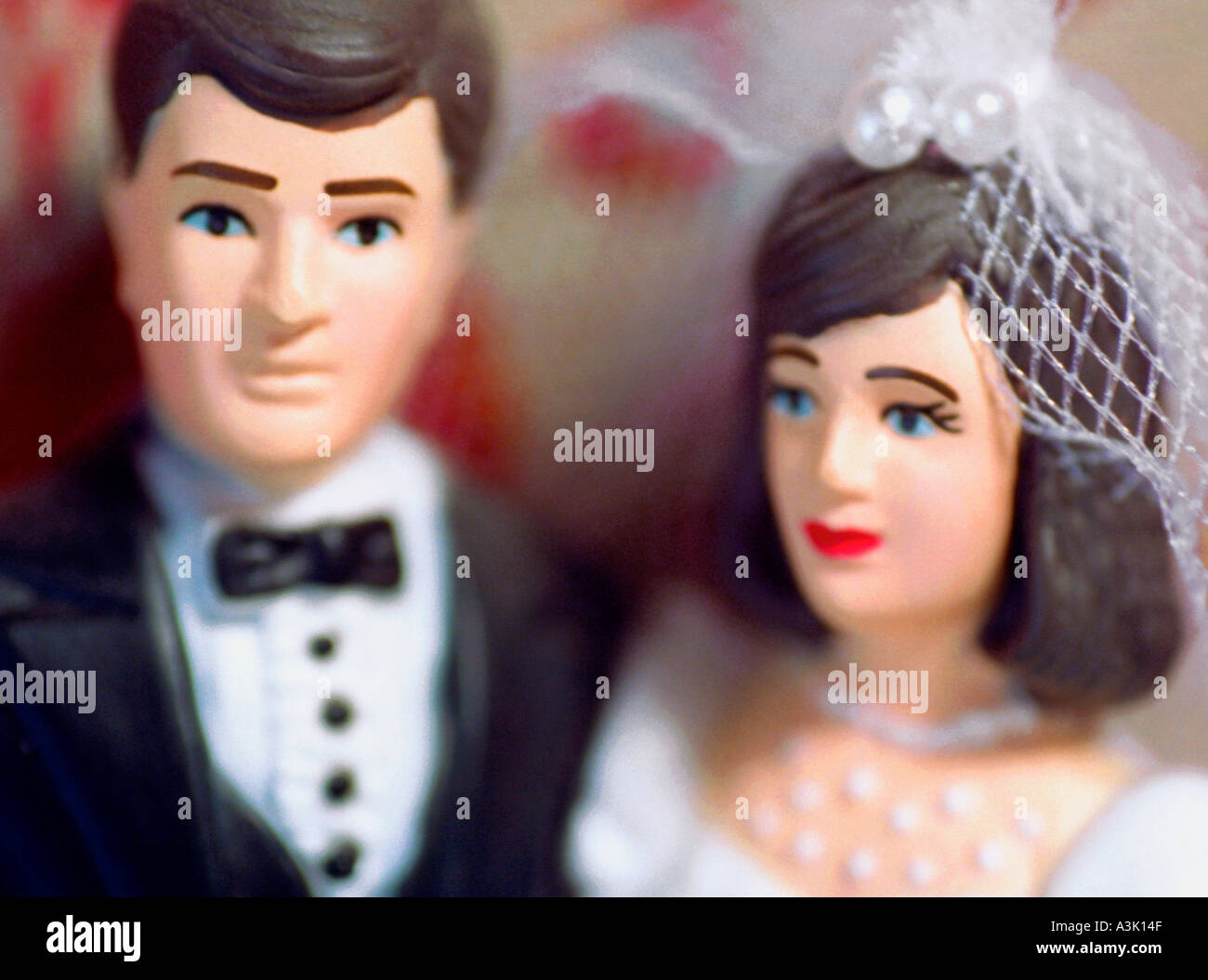 Coriandoli gettati in sposa e lo sposo alla cerimonia di nozze Foto stock -  Alamy