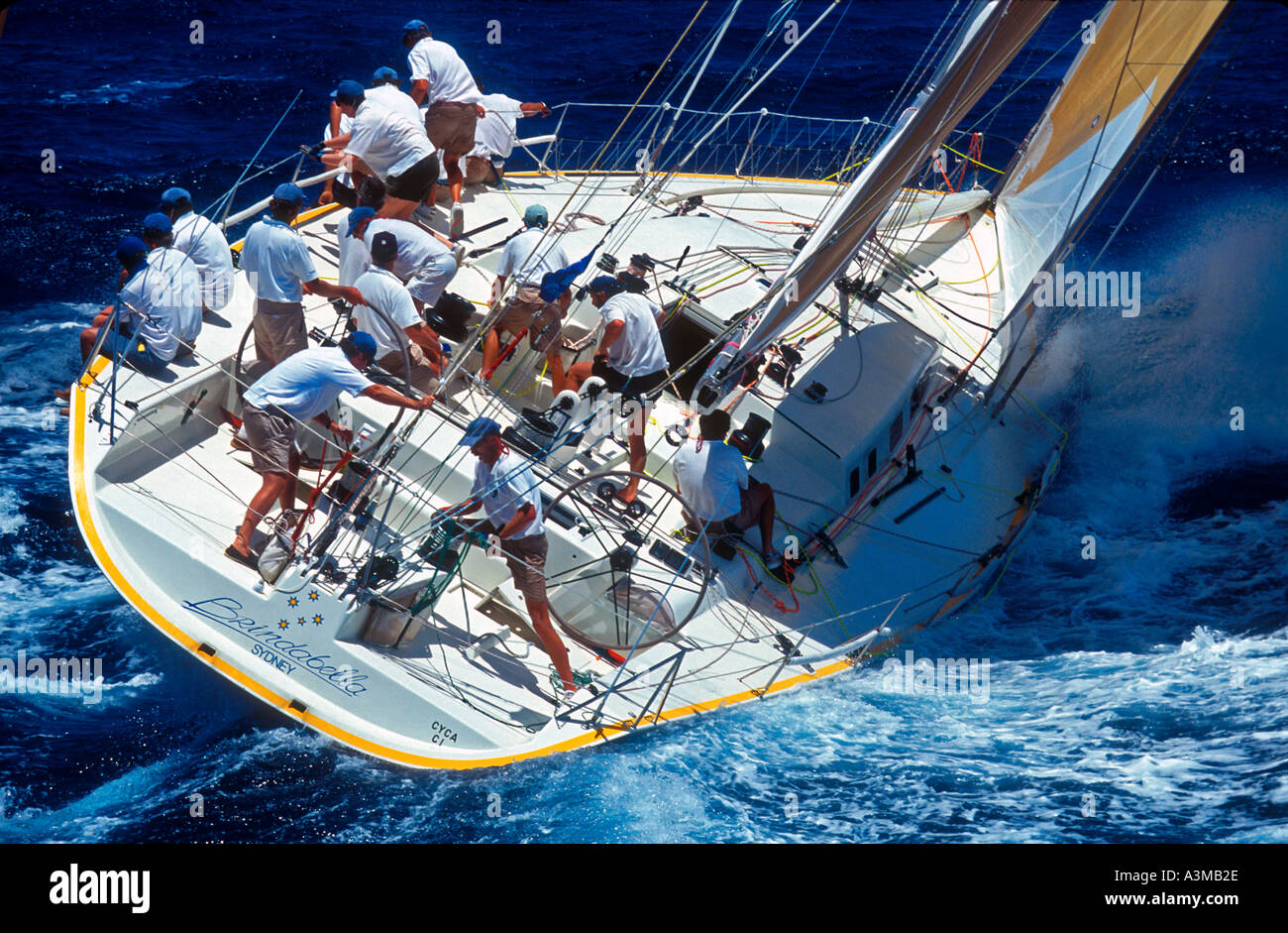 Brindabella racing yacht Kenwood Cup Honolulu Hawaii USA Foto Stock