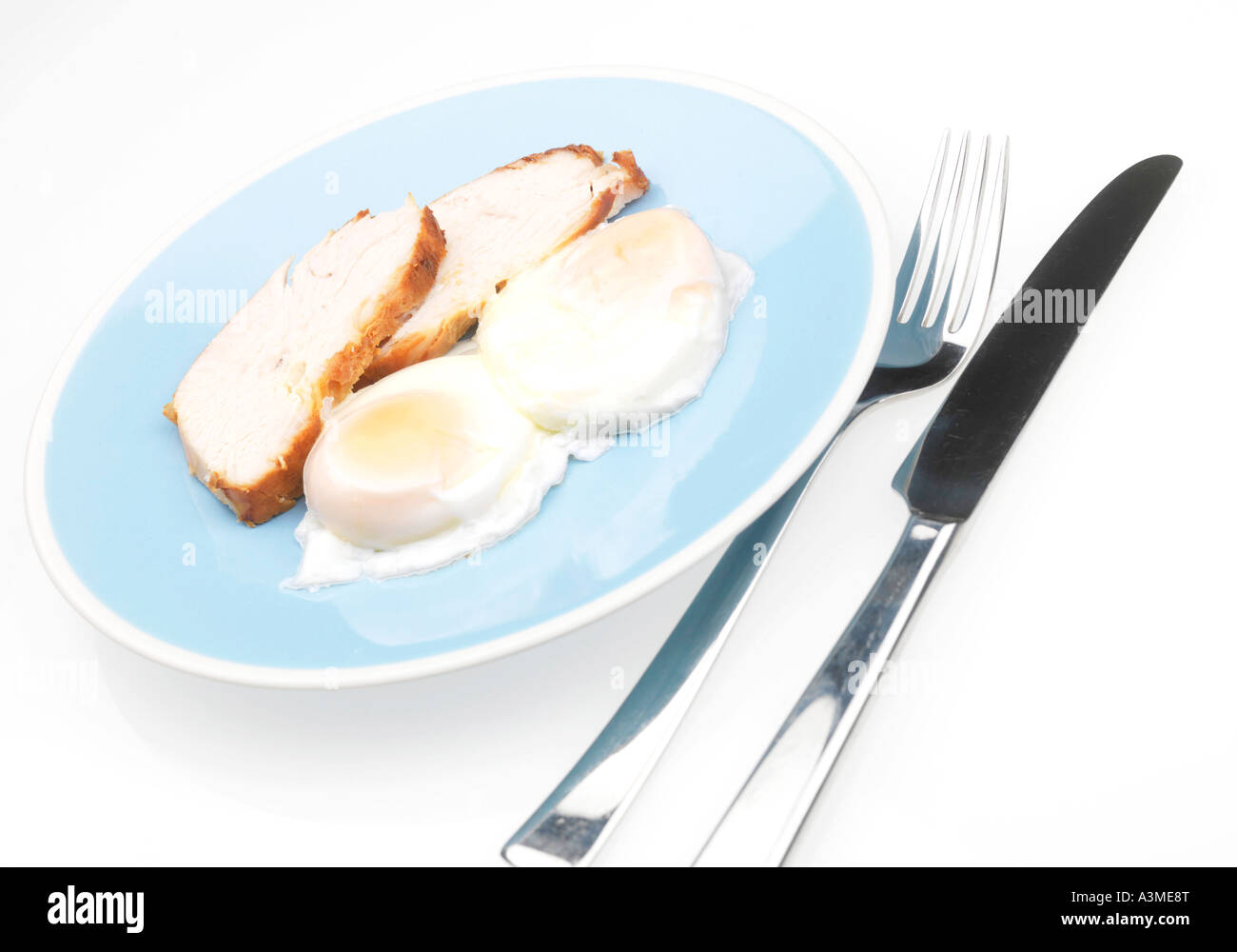 La Turchia con le uova in camicia Foto Stock