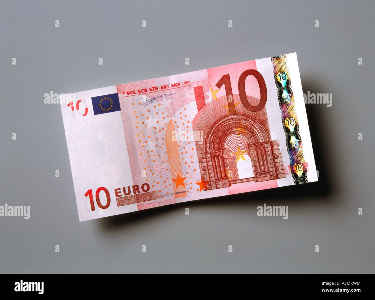 10 DI BANCONOTE IN EURO Foto Stock