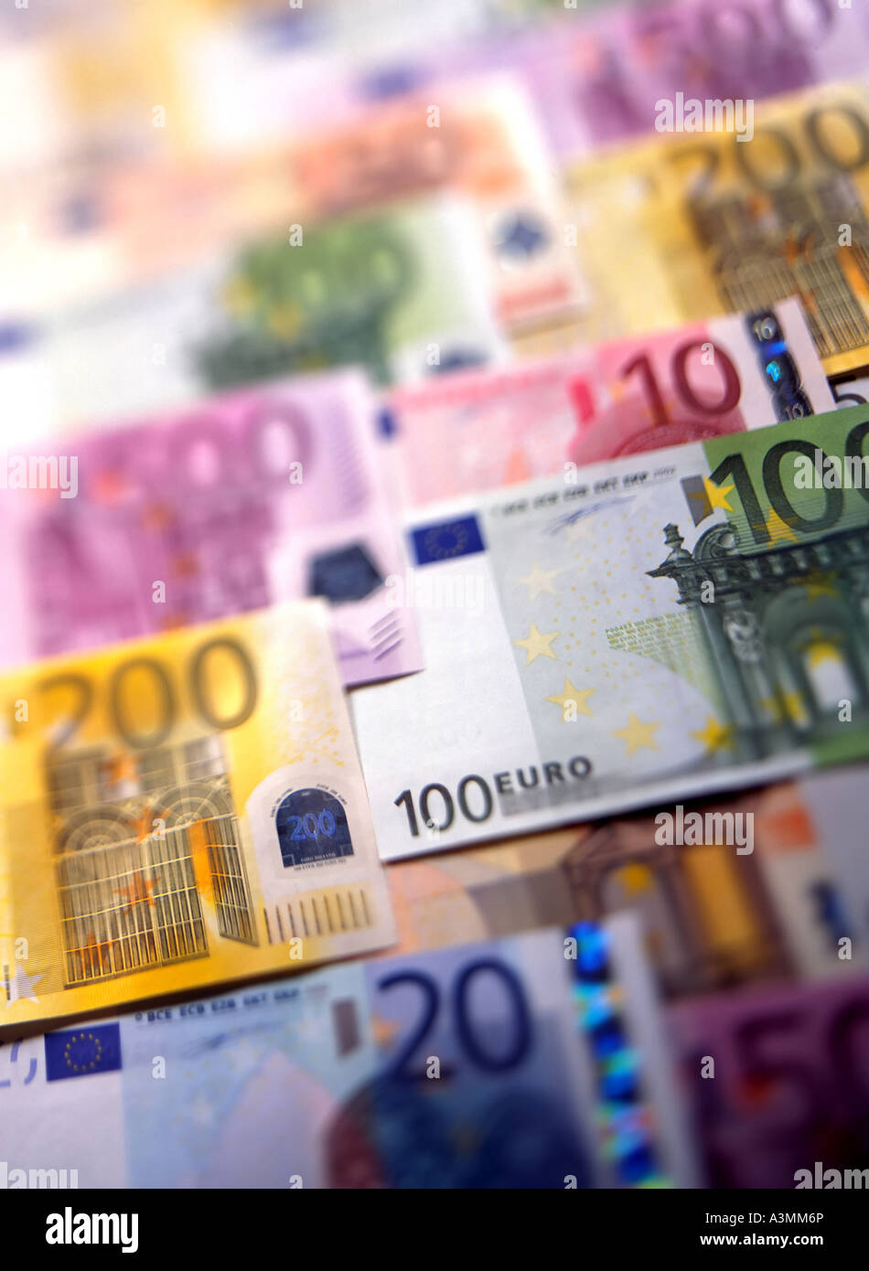 BANCONOTE IN EURO Foto Stock