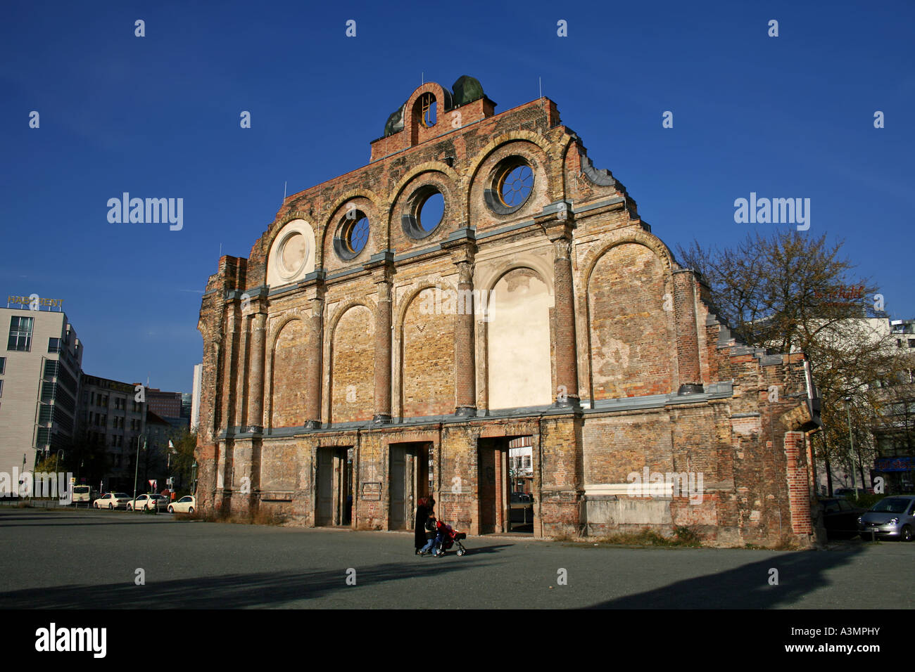 Anhalter Bahnhof Berlino Germania Foto Stock