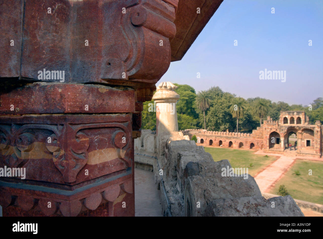 La Tomba di Humayun, New Delhi, India Foto Stock