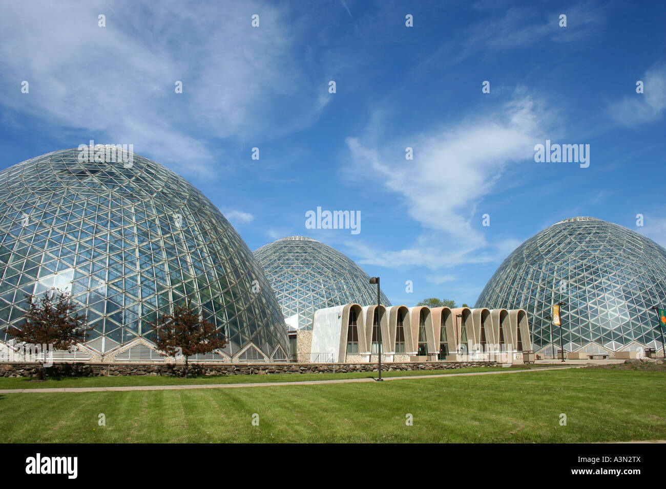 Mitchell Park Horticultural Conservatory Milwaukee Wisconsin 'Le Cupole' Foto Stock