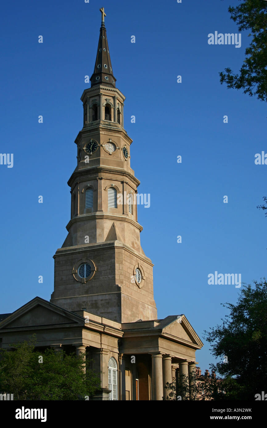 San Filippo episcopale della Chiesa di Charleston, Carolina del Sud Foto Stock