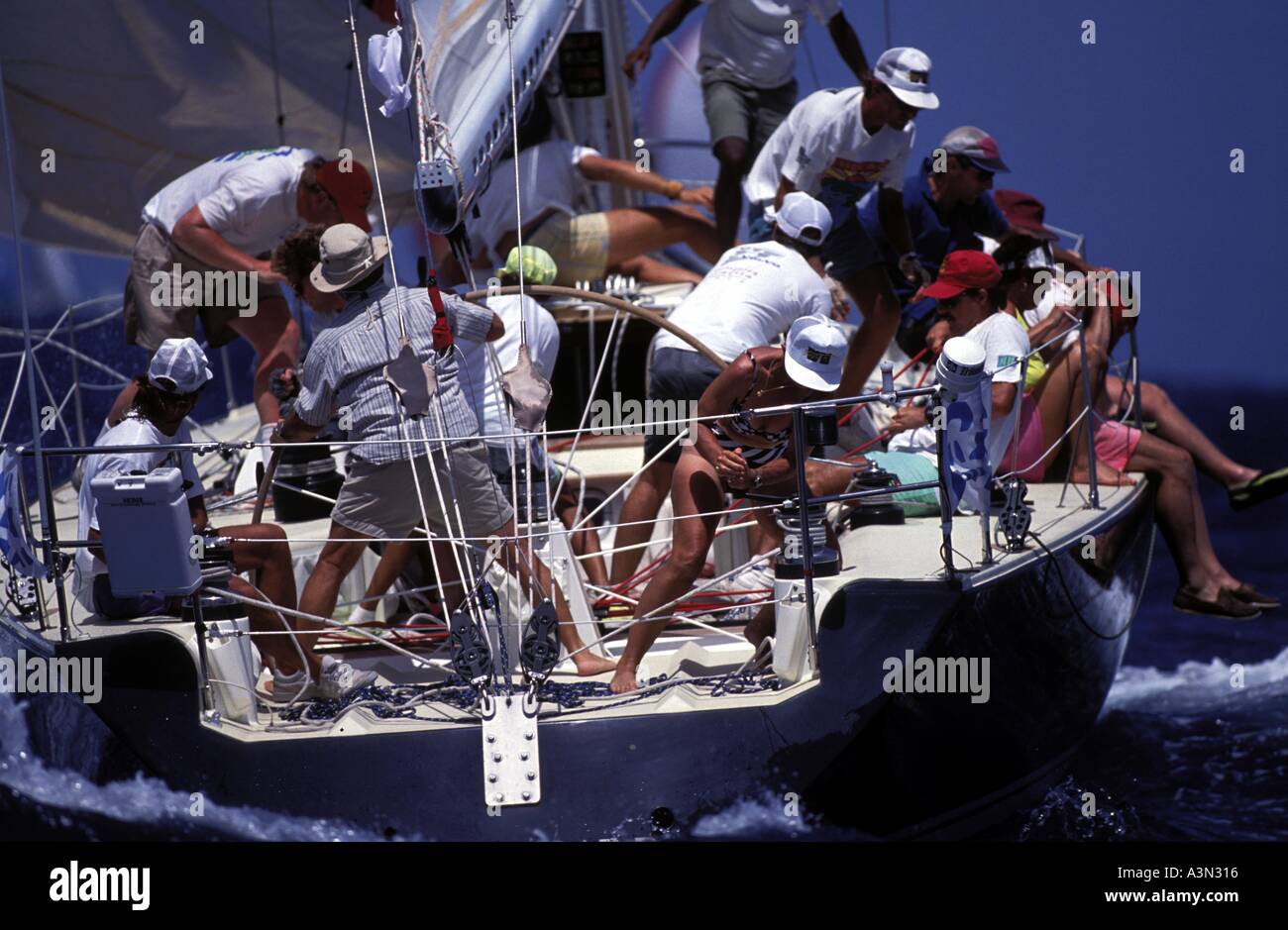 Antigua Race Week 92 Foto Stock